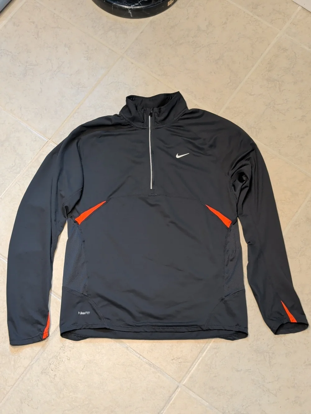 Nike Fit Dry Quarter Zip Long Sleeve